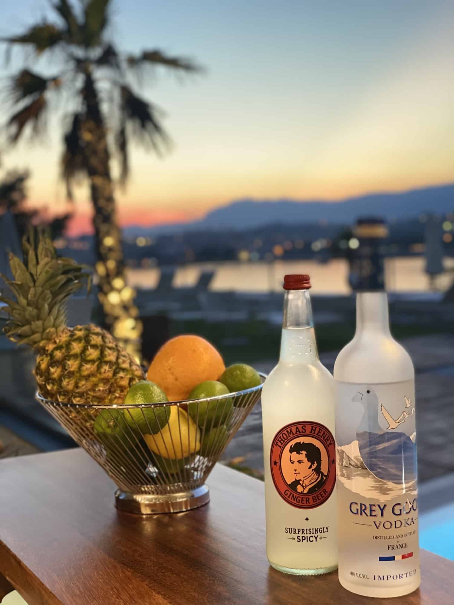 Cocktails at Wine & Cocktail BarHotel Eden Split Croatia