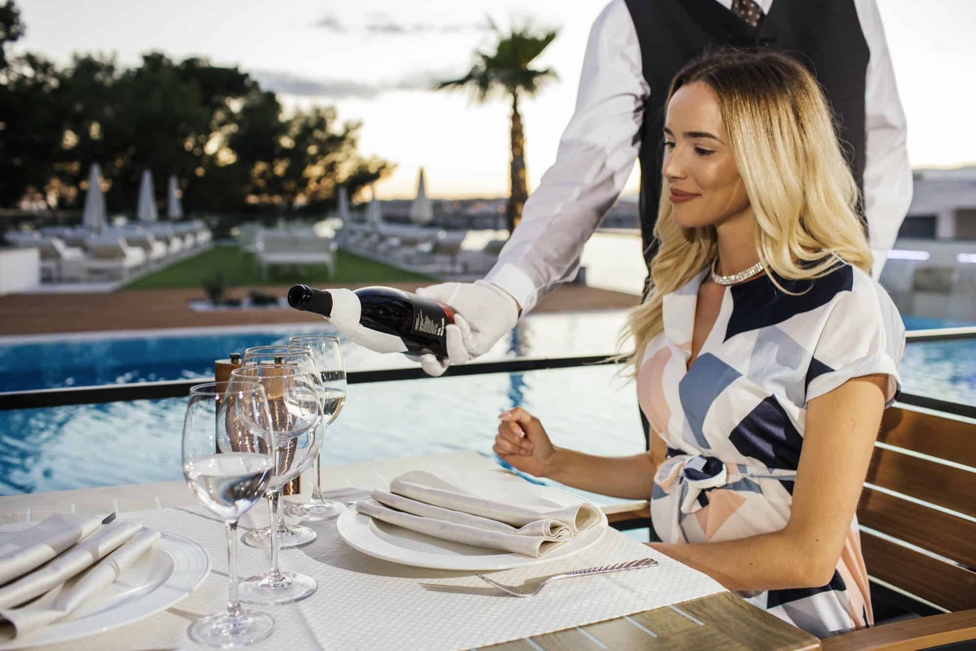 Restaurant Wine Service Hotel Eden Split Croatia