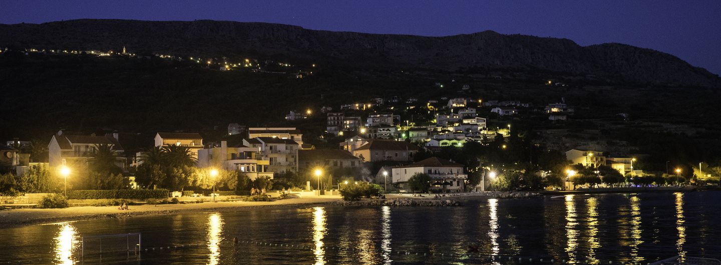 Podstrana At Night Hotel Eden Split Croatia